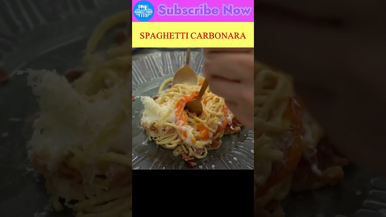 Halal Classic spaghetti carbonara #shorts#cooking #easy #comfortfood #fyp Halal Classic spaghetti carbonara #shorts#cooking #easy #comfortfood #fyp