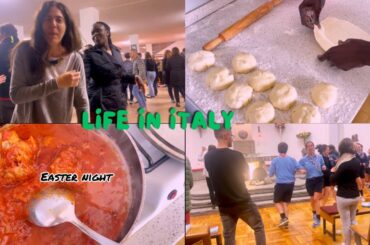 EASTER IN ITALY- Italian Party -The Vigil -  cooking || #comewithme #lifestylevlogger #vlog