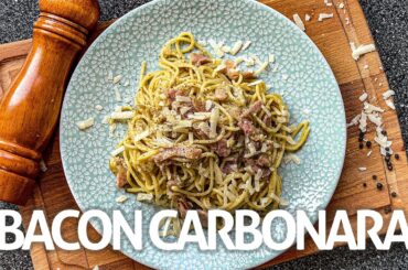 Bacon Carbonara for 73p per Person! | Italian Cooking