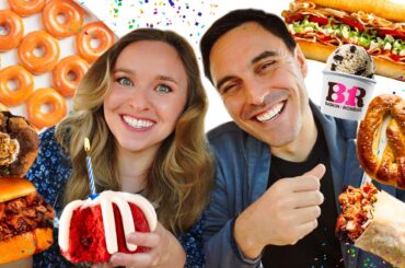 ONLY EATING FREE BIRTHDAY FOOD FOR 24 HOURS