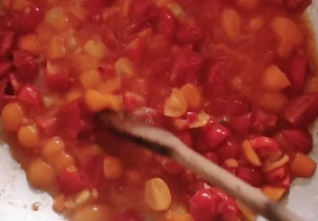 making homemade "Succo di pomodoro" <3