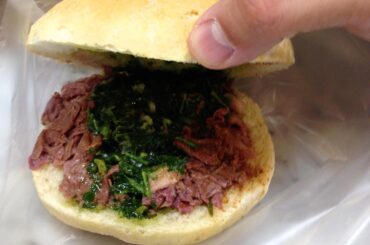 Lamprodotto Panino on the Streets of Firenze