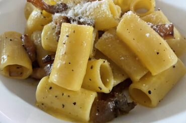 Carbonara is my favorite pasta to make! I hate eating spaghetti, so rigatoni is my go-to!