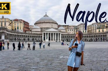 Naples Italy [4k] - Walking Tour - Seaside - Restaurant - Street Life - Summer 2022