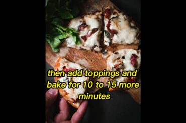 vegan cauliflower crust pizza recipe #shorts #healthy recipe