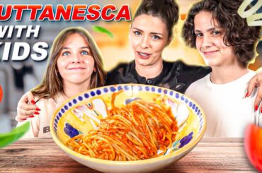 Cooking Puttanesca With My Kids