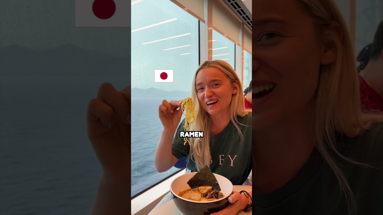 EATING A DISH FROM EVERY COUNTRY #shorts EATING A DISH FROM EVERY COUNTRY #shorts