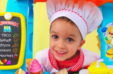 Vlad and Nikita play with Cafe