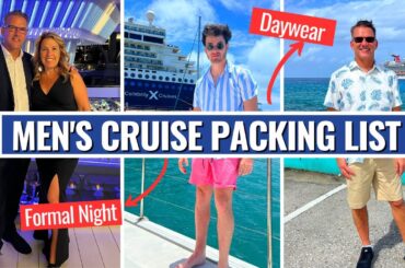 WHAT TO PACK FOR A CRUISE FOR MEN: Cruise Dress Codes, Clothing & Essentials