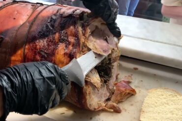 The Best Pork Sandwich in Italy - Street Food - Rome Italy  2023