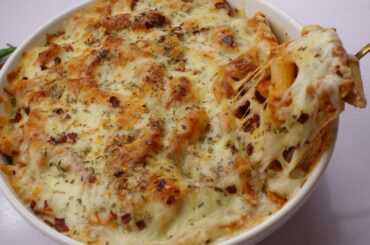 Baked Creamy Chicken Pasta By Recipes of the world