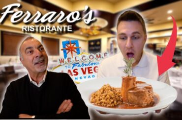I Let the Owner of this Restaurant decide what I Eat! Ferraro's Las Vegas
