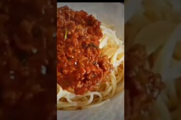 Spaghetti With Mincemeat Recipe#shorts#viral #youtubeshorts