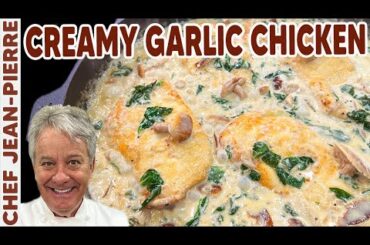 Creamy Garlic Chicken | Chef Jean-Pierre