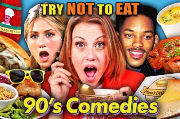 Try Not To Eat - 90s Sitcoms! (Full House, Friends, Seinfeld) | People vs Food