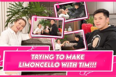 HOW TO MAKE MY FAVORITE DRINK: LIMONCELLO (TIM AND I GOT DRUNK! LOL) | Small Laude