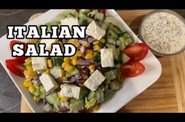Healthy Quick Italian Salad Recipe in Urdu Hindi|Weightloss Recipe| @la-dish-la