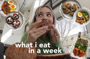 What I Eat in A Week to Feel Good | simple recipes at home