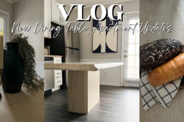 VLOG: Got my dining table, Kindly addressing opinions, Virginia trip #homeupdates #homedecor