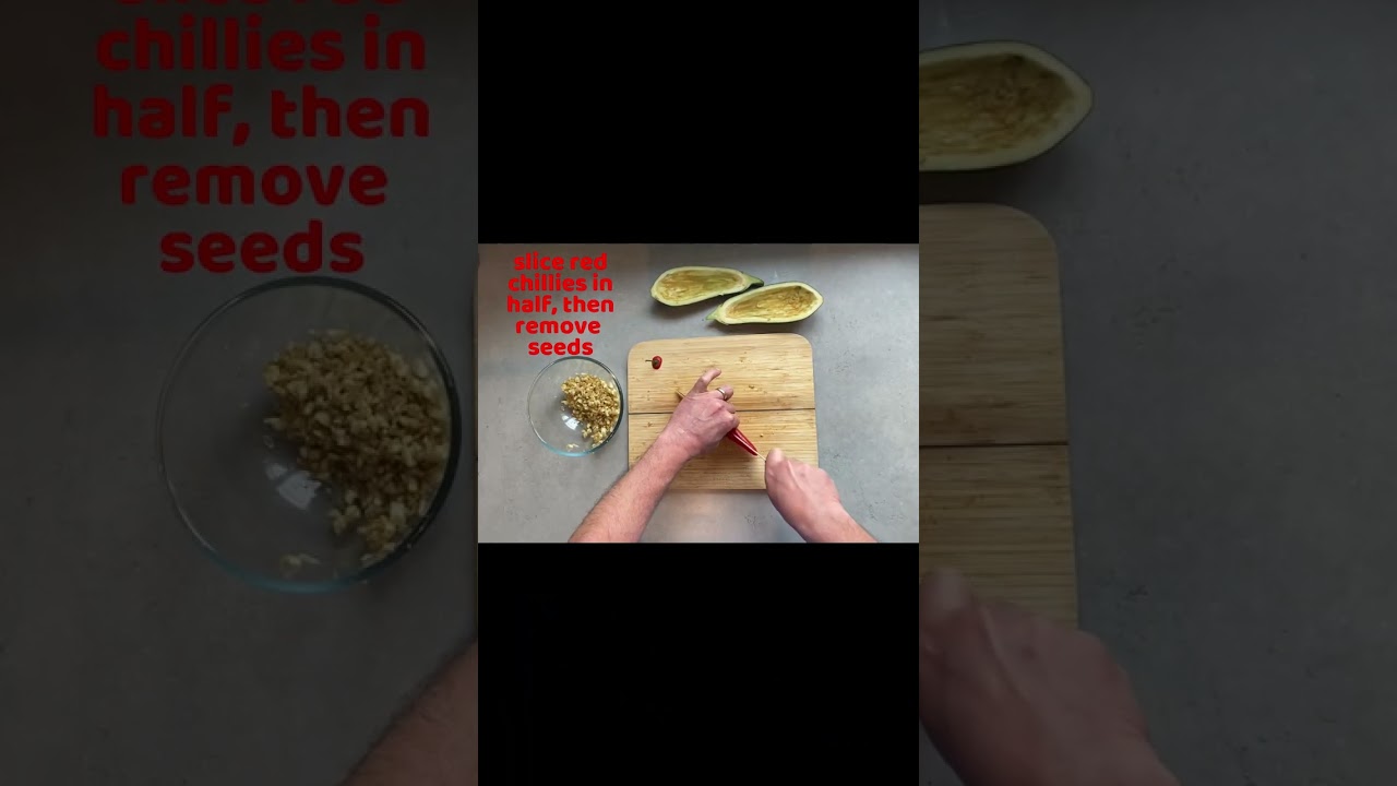 Middle Eastern Stuffed Aubergine with Coronation Yoghurt | New Airfryer Cookbook Recipe #shorts Middle Eastern Stuffed Aubergine with Coronation Yoghurt | New Airfryer Cookbook Recipe #shorts