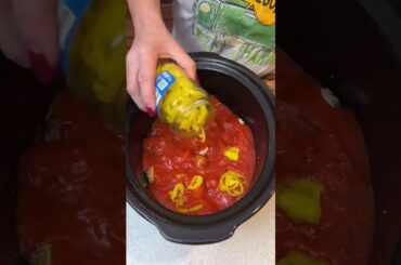 Easy crockpot dinner! #shorts #viral #charlesparks