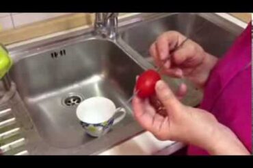 Italian Cooking Secret - How To Remove Difficult To Digest Tomato Seeds