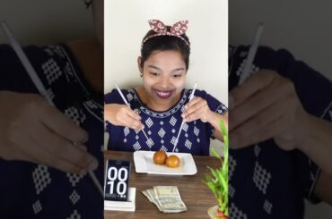 Gulab Jamun Eating Challenge with Chopstick  | 1500 RS GULAB JAMUN CHALLENGE #shorts #ashortaday
