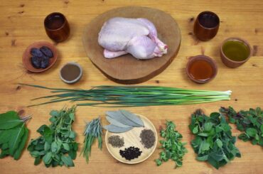 Ancient Roman Chicken with Green Sauce