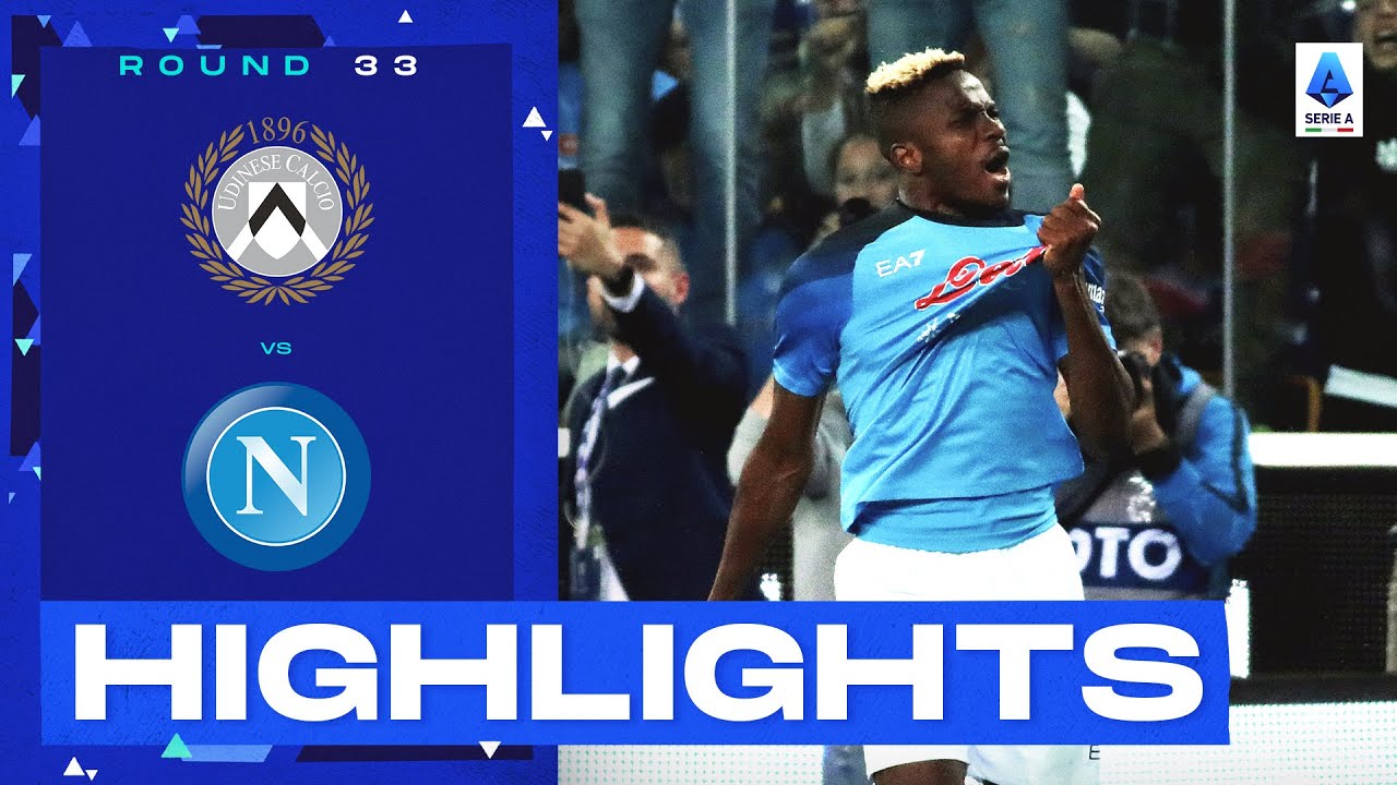 Udinese-Napoli 1-1 | Napoli are champions of Italy! Goals & Highlights | Serie A 2022/23 Udinese-Napoli 1-1 | Napoli are champions of Italy! Goals & Highlights | Serie A 2022/23
