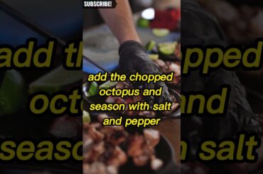 how to cook octopus Italian Recipe #shorts