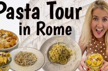 WHERE TO EAT IN ROME for the BEST ITALIAN FOOD | Pasta Food Tour Italy | Rome Food and Travel