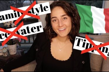 NEVER DO THIS IN ITALY: Restaurant Edition