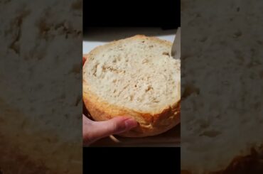 PIZZA WITH CREAMY ALFREDO DIP! Alfredo Sauce in Bread Bowl Recipe & Mukbang #shorts