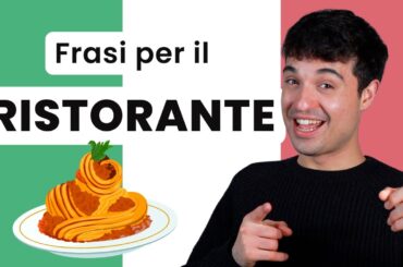 Phrases to use at an ITALIAN RESTAURANT | Italian Vocabulary