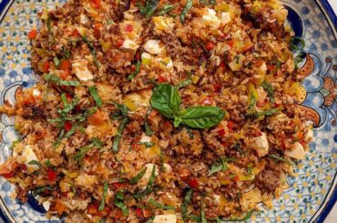 Rach's Italian-Style Fried Rice with Sausage + Cheese