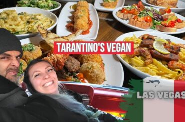 All Vegan Italian Restaurant Taste Test & Owner's Story | Tarantino’s Vegan Las Vegas