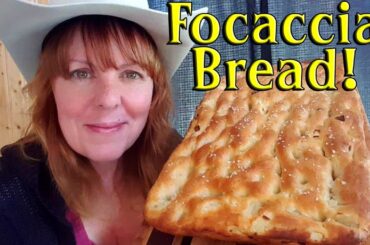 Italian Focaccia Bread Recipe! (Easy and Delicious Focaccia With Onions) - Bread Making!