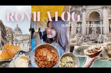 ITALY VLOG part 1 | Our 5 day ROME Itinerary! Everything we ate, saw, and visited!