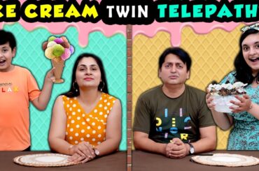 ICE CREAM TWIN TELEPATHY CHALLENGE | Mom vs Dad | Eating Challenge | Aayu and Pihu Show