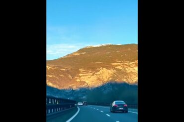 most beautiful scenery is on the road. Travel vlog Italy #explore #trending #shorts