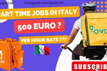 Part time jobs in Italy | Student jobs | Delivery jobs | Restaurant jobs