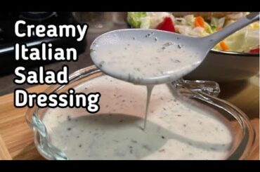 Creamy Italian Salad Dressing Recipe in Urdu Hindi- @la-dish-la - Italian Food