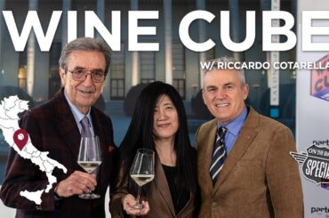 Chatting with an Italian wine legend, Riccardo Cotarella at Wine Cube in Rome (PartesaPerTe)