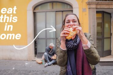The TOP TEN things to eat in Rome, Italy (with prices)