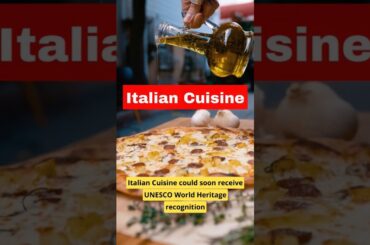 Italian Cuisine could soon receive UNESCO World Heritage Recognition #italy #italianfood #unesco