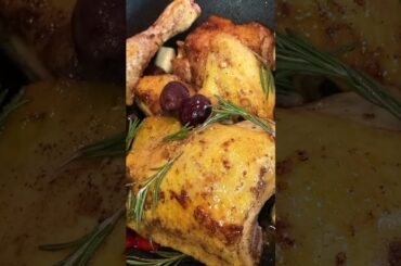 WINE ON CHICKEN (Vino Sul Pollo) - ASMR #chicken #foodlover #wine