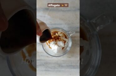 Affogato | Italian Dessert | Coffee Based Dessert | #dessert #affogato #quickdessert #easydessert