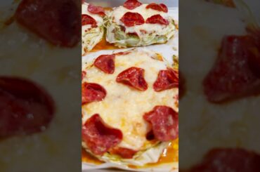 How to make cabbage pizza #healthy #lowcarb