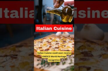 Italian Cuisine could soon receive UNESCO World Heritage Recognition #italy #italianfood #unesco