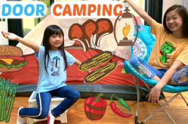 INDOOR CAMPING Challenge for 24 hours